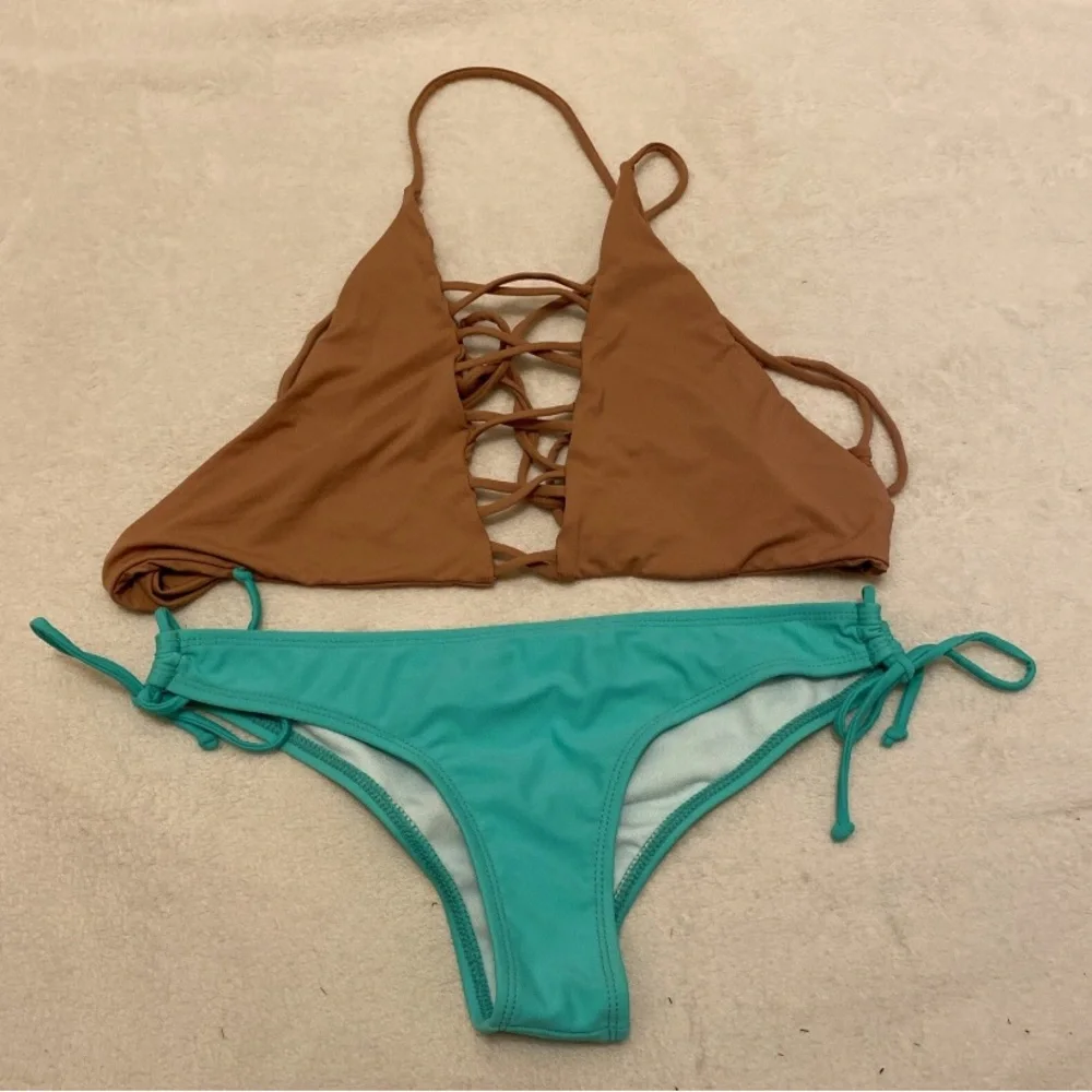 Dippin' Daisy's Milk Chocolate & Seafoam Bikini